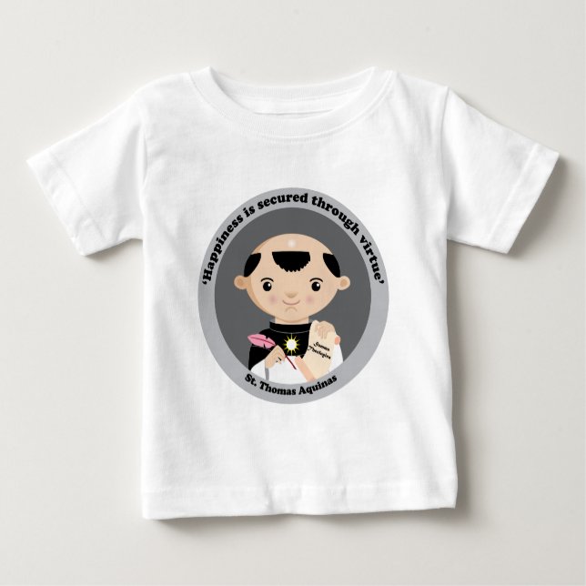 St. Thomas Aquinas Baby T-Shirt (Front)