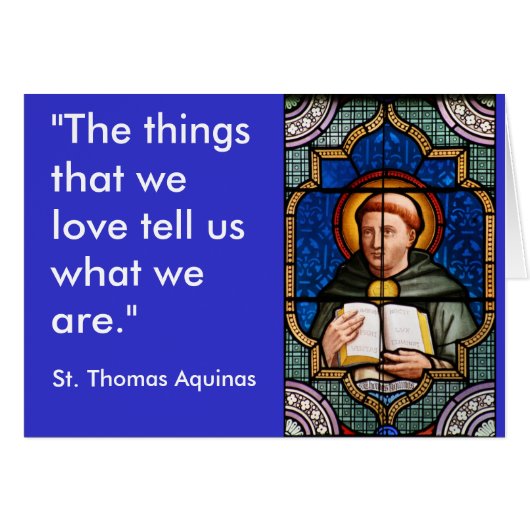 St. Thomas Aquinas Cards (Front Horizontal)