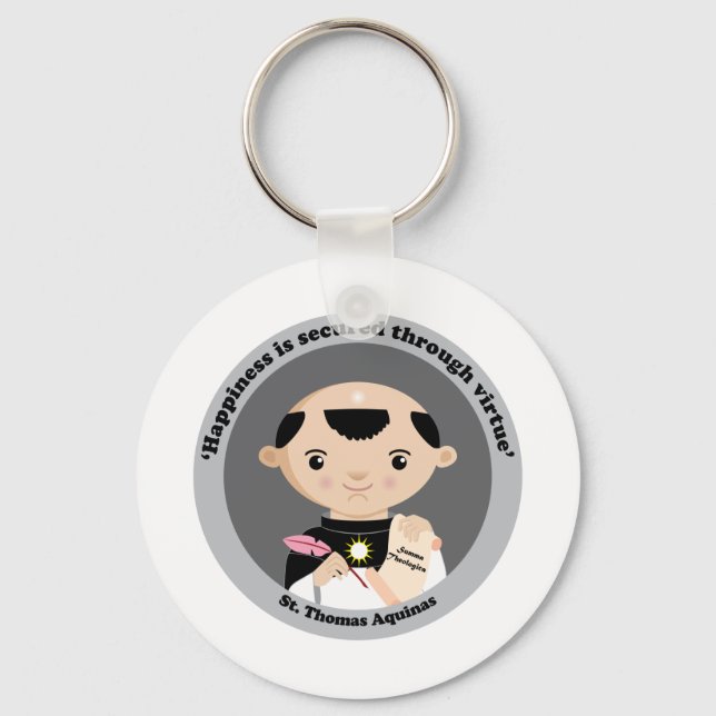St. Thomas Aquinas Keychain (Front)