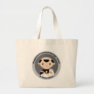 St. Thomas Aquinas Large Tote Bag