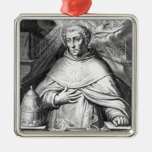 St Thomas Aquinas Metal Ornament