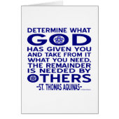 St. Thomas Aquinas Quote (Front)