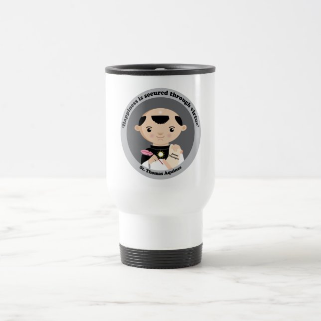 St. Thomas Aquinas Travel Mug (Center)