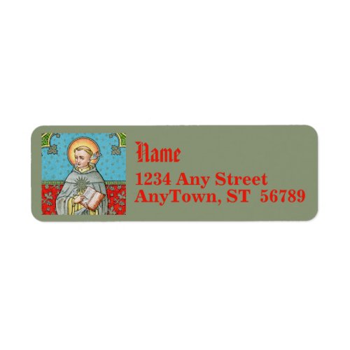 St Thomas Aquinas VVP 002 Label