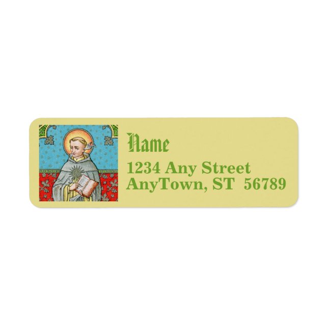 St. Thomas Aquinas (VVP 002) Label (Front)