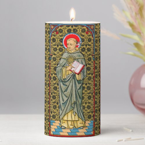 St Thomas Aquinas VVP 003 3x6 Pillar Candle