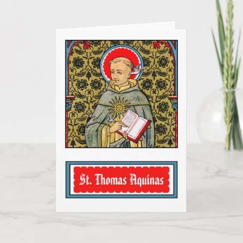 St Thomas Aquinas VVP 003 Card