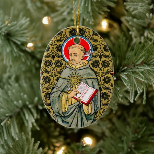 St Thomas Aquinas VVP 003 Ceramic Ornament