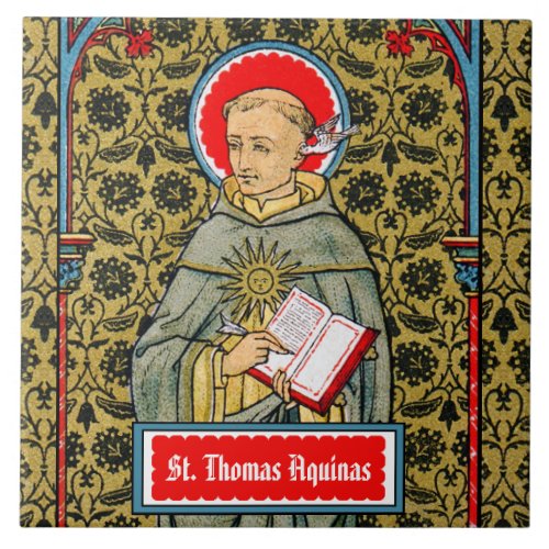 St Thomas Aquinas VVP 003 Ceramic Tile