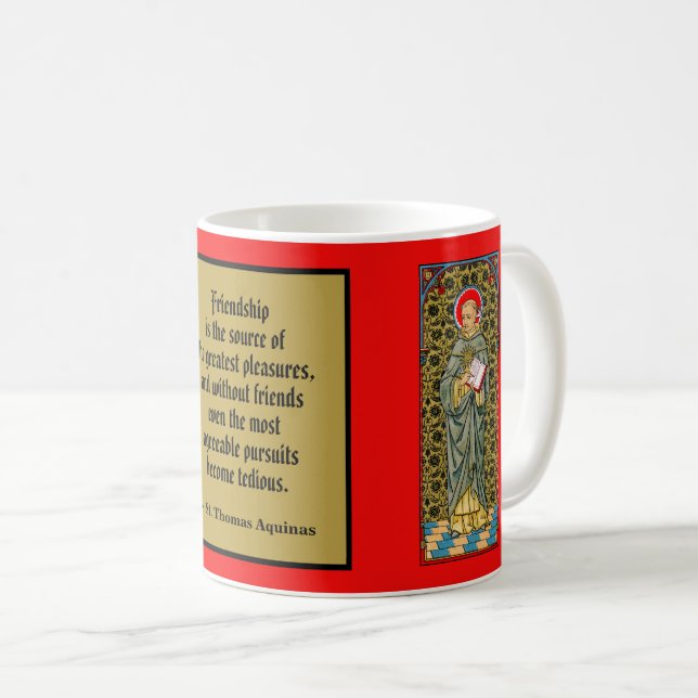 St. Thomas Aquinas (VVP 003) Coffee Mug (Front Right)