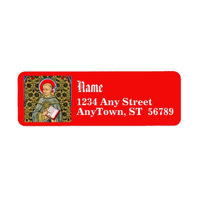 St. Thomas Aquinas (VVP 003) Label (Front)
