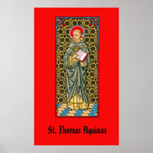 St Thomas Aquinas VVP 003 Poster