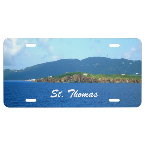 St Thomas Arrival License Plate