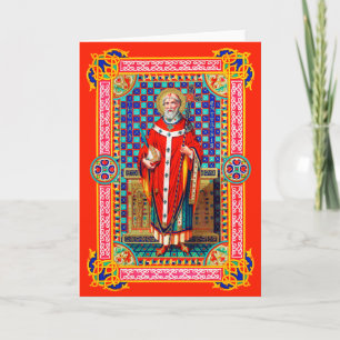 St. Thomas Becket in Red Chasuble (K 34) Card