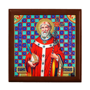 St. Thomas Becket in Red Chasuble (K 34) Gift Box