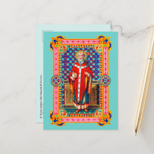 St. Thomas Becket in Red Chasuble (K 34) Postcard