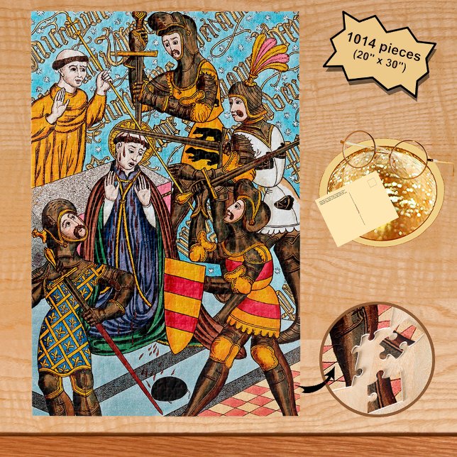 St. Thomas Becket’s Martyrdom (M 031) Jigsaw Puzzle (Creator Uploaded)
