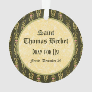 St. Thomas Becket with Sword in Miter (P 005) Ornament