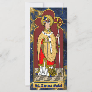 St. Thomas Becket with Sword (M 033; Colorized)