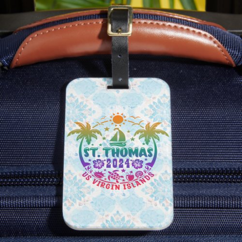 St Thomas Bliss Tropical US Virgin Islands  Luggage Tag