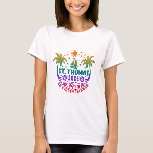St Thomas Bliss Tropical US Virgin Islands  T_Shirt