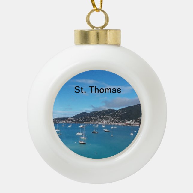 St. Thomas Christmas Tree Ornament (Front)