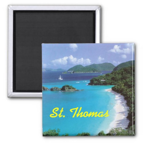 St Thomas frudge magnet