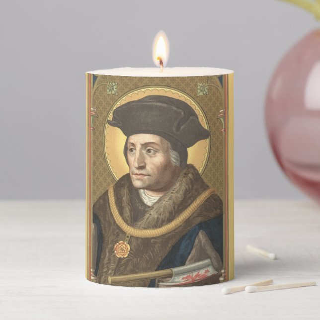St. Thomas More (SAU 026) 3"x4" Pillar Candle (In Situ)