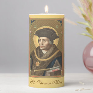 St. Thomas More (SAU 026) 3"x6" Pillar Candle