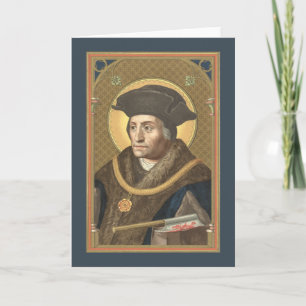 St. Thomas More (SAU 026) Blank Greeting Card 1