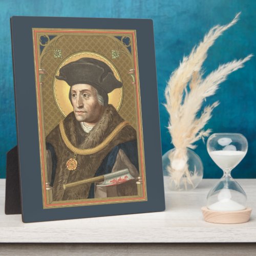 St Thomas More SAU 026 Plaque 1 8x10