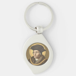 St. Thomas More (SAU 026) Swirl Metal Keychain