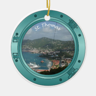 St Thomas Porthole Ceramic Ornament