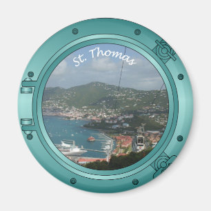 St Thomas Porthole Magnet