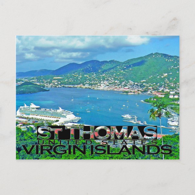 St Thomas Postcard (Front)