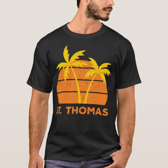St. Thomas Retro T-Shirt (Front)