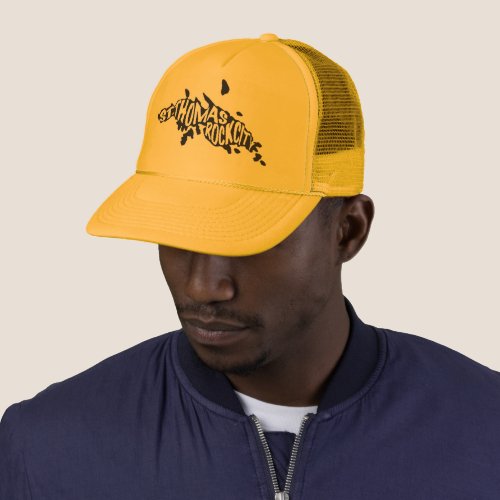 St Thomas Rock City Virgin Islands Trucker Hat