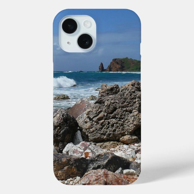 St. Thomas Rocky Beach Case-Mate iPhone Case (Back)