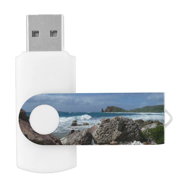 St. Thomas Rocky Beach Flash Drive (Opened)