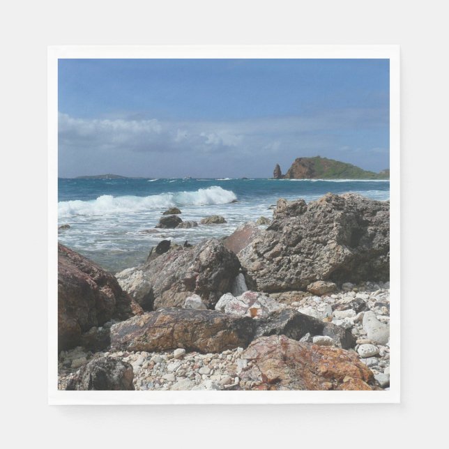 St. Thomas Rocky Beach Napkins (Front)