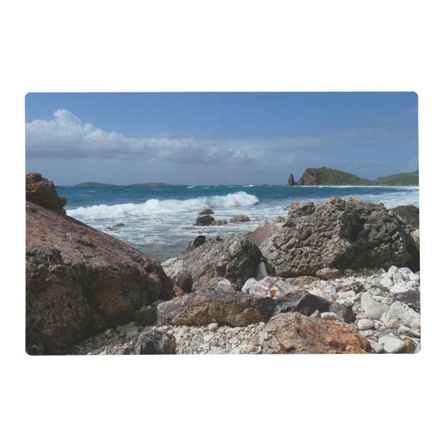 St. Thomas Rocky Beach Placemat (Front)