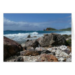 St. Thomas Rocky Beach Tropical Landscape Card