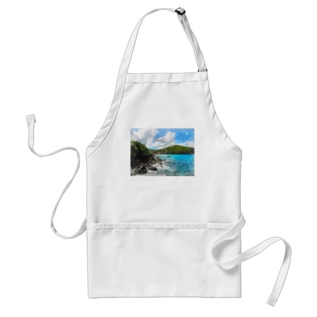 St. Thomas Shoreline Adult Apron (Front)