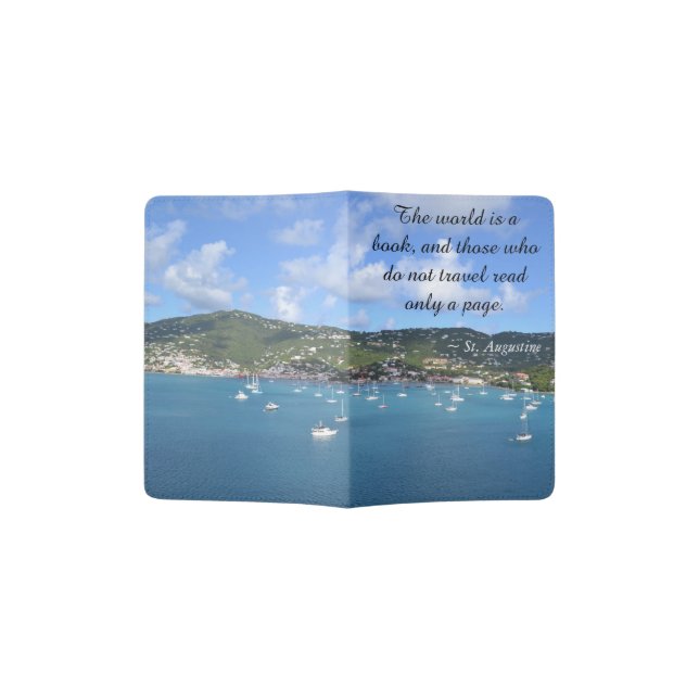 St. Thomas & St. Augustine Passport Holder (Opened)