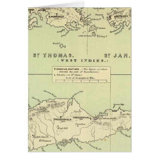 St Thomas, St Jan, St Crook Cards (Front)