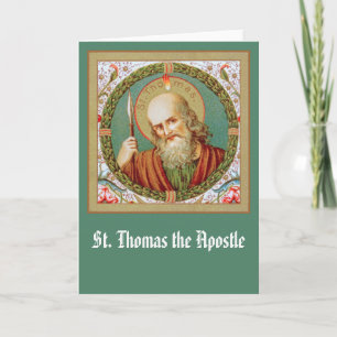 St Thomas the Apostle (JMAS12) Blank Greeting Card