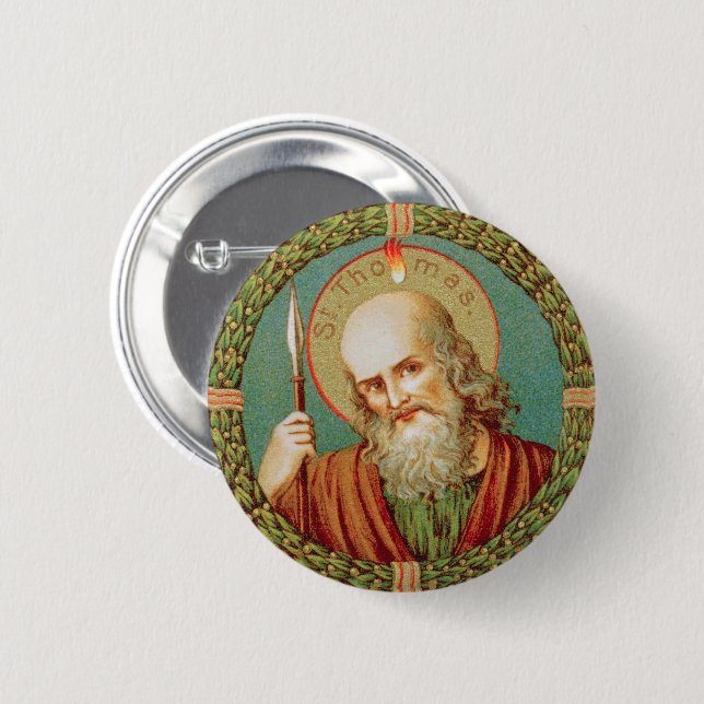St. Thomas the Apostle (JMAS 12) Button (Front & Back)