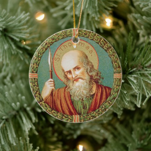 St Thomas the Apostle JMAS 12 Ceramic Ornament