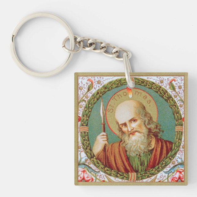 St. Thomas the Apostle (JMAS 12) Keychain (Front)