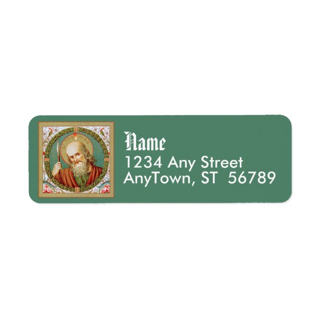 St. Thomas the Apostle (JMAS 12) Label (Front)